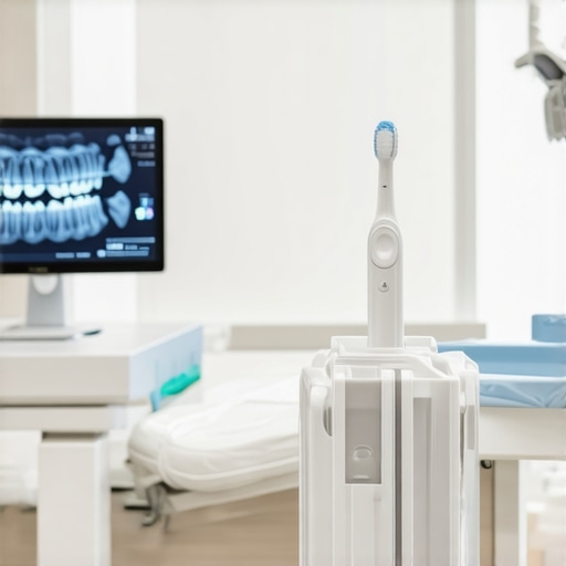 Digital X-ray, smart toothbrush, and high-tech dental clinic