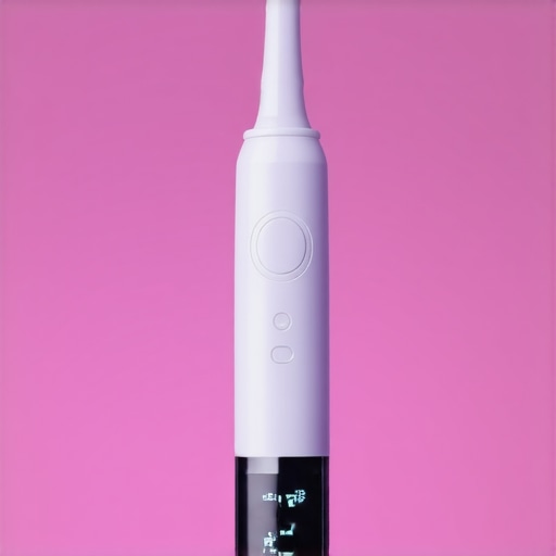 A sleek Sonicare electric toothbrush with a glowing digital screen and vibrating bristles for effective cleaning