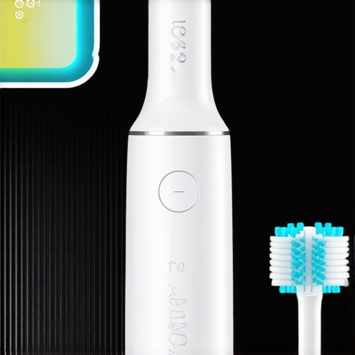 Advanced Oral Hygiene Tools A person using a Sonicare DiamondClean Smart toothbrush with smartphone app for guided brushing