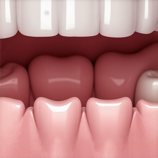 Dental technician in a lab printing gum tissue for a graft