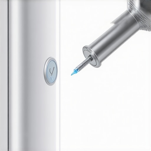 High-tech ultrasonic dental cleaner performing a gentle cleaning