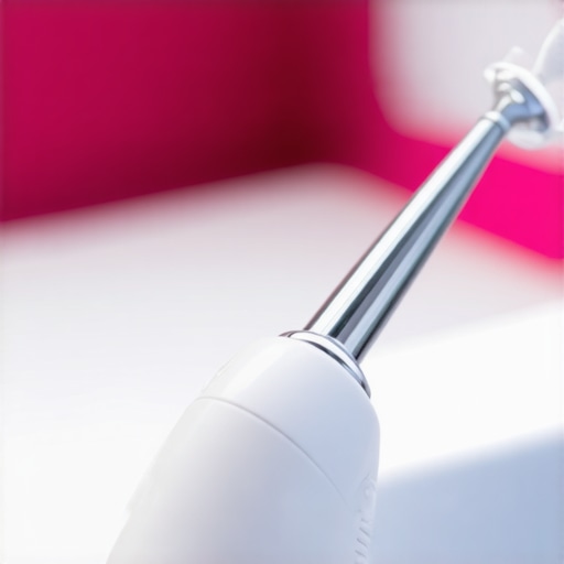 A professional ultrasonic dental scaler used for effective plaque removal.