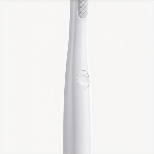 Electric toothbrush with new head for optimal oral hygiene.