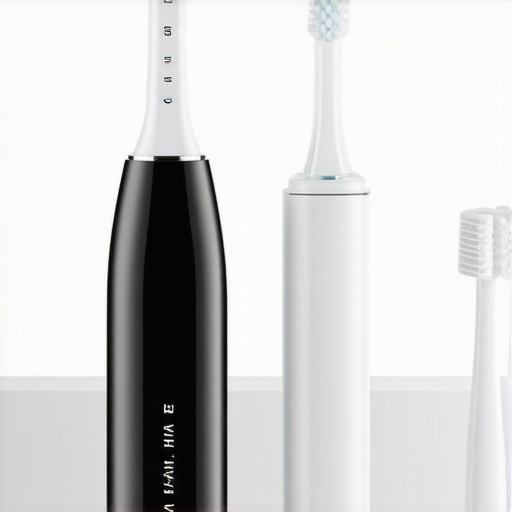 Electric toothbrush and water flosser ready for use in daily oral hygiene routines