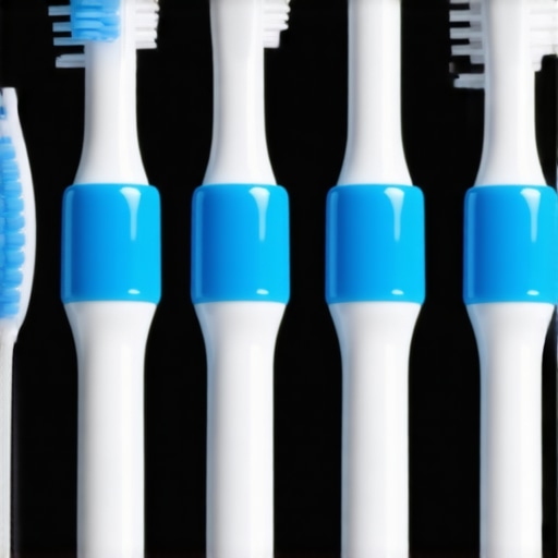Effective Ultrasonic Cleaning for Dental Tools Ultrasonic cleaner vibrating to sanitize toothbrushes and interdental brushes.
