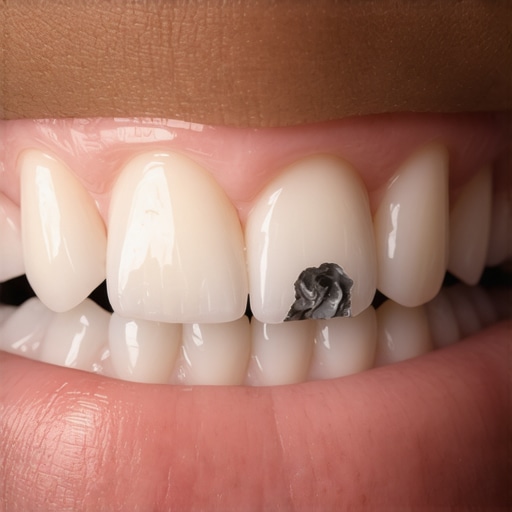How to fix a gray tooth that died after a sports injury