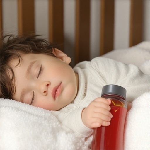 The Error of Letting Your Child Fall Asleep With a Juice Bottle