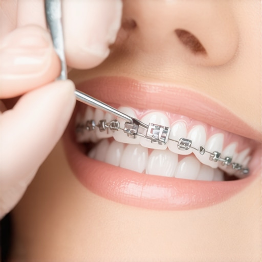 The emergency fix for a jagged wire on your new braces