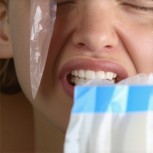 Why You Should Avoid Using Your Teeth to Tear Tape or Open Bags
