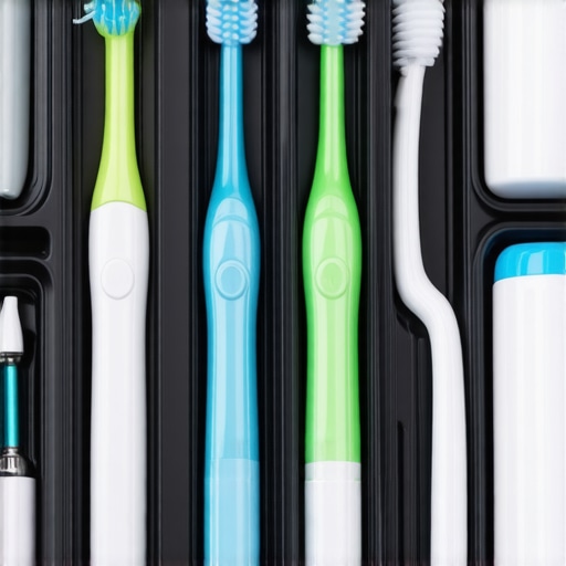 Array of advanced dental cleaning tools ready for use in a clinic setting.