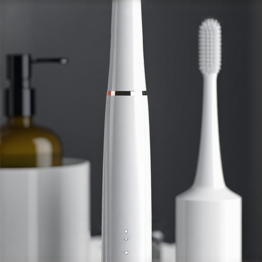A sonic toothbrush and water flosser used for maintaining dental implants and cosmetic work.