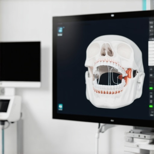 A 3D dental scan showing the connection between oral structure and systemic health.