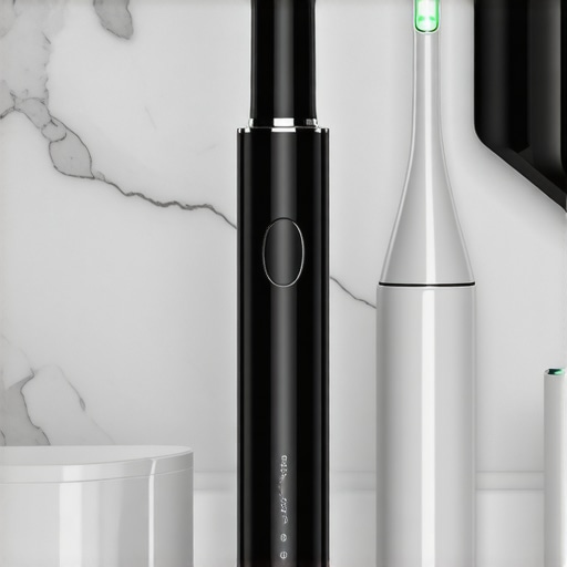 Advanced Oral Health Tools for 2025 A modern electric toothbrush and water flosser on a bathroom counter representing advanced dental maintenance.