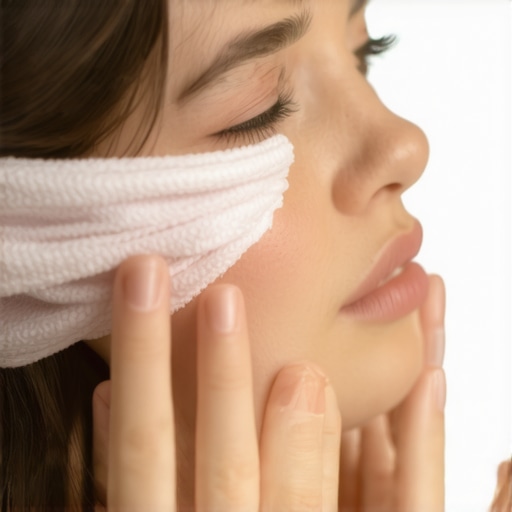 Applying Cold Compress for Toothache Relief A person holding a cold compress to their cheek to reduce dental swelling and throbbing pain