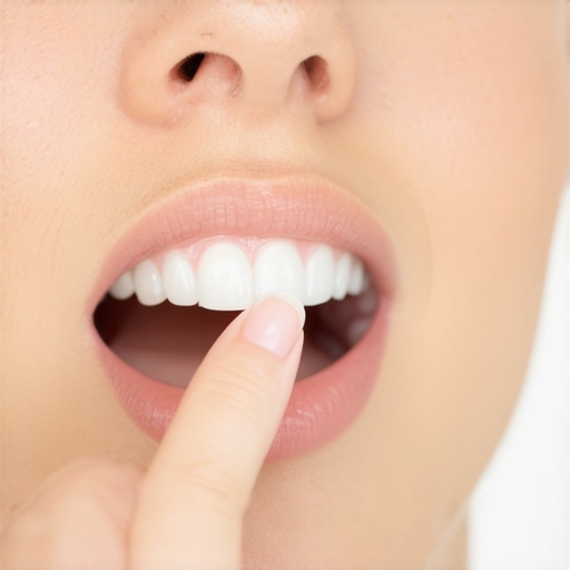 Applying Desensitizing Paste for Filling Relief A person applying specialized toothpaste directly to a sensitive tooth to stop sugar-induced pain after a filling.