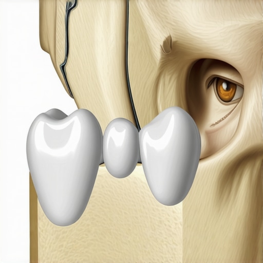Diagram illustrating how jawbone shrinkage affects denture fit and facial structure