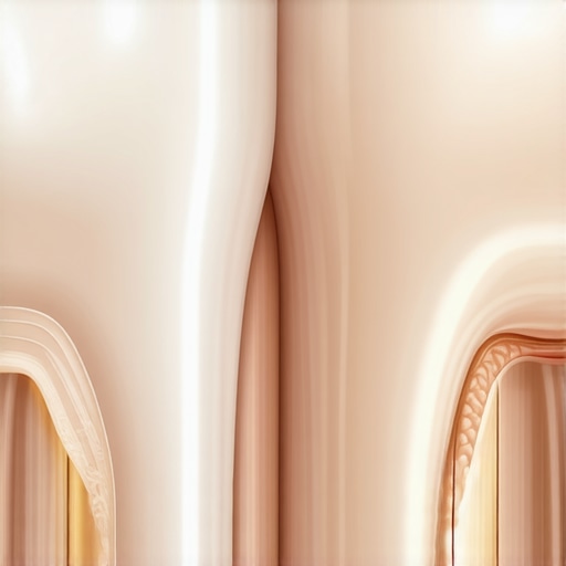 Macro view of human teeth showing the difference between healthy opaque enamel and thin translucent edges caused by erosion.