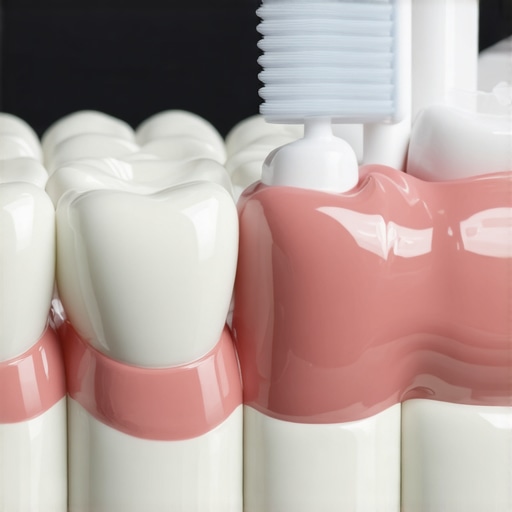 Comparison of Healthy Enamel versus Tooth Abrasion Close-up view of dental enamel highlighting the dangers of aggressive brushing and chemical erosion.
