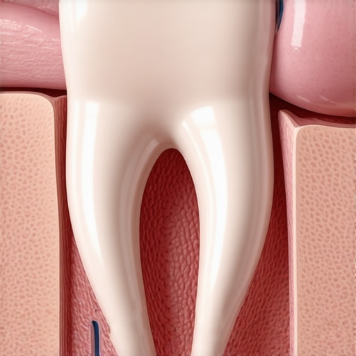 Medical illustration showing how a dental abscess erodes jawbone and creates a drainage path through the gums.