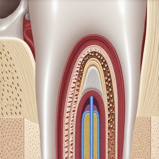 Illustration showing how sinus pressure affects upper teeth during high-impact movement.