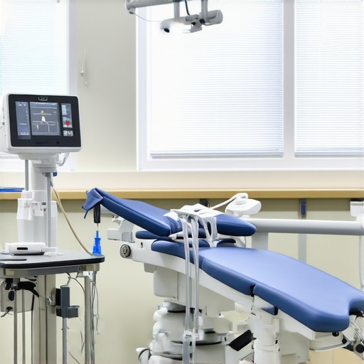 A modern dental operatory prepared for an IV sedation procedure.