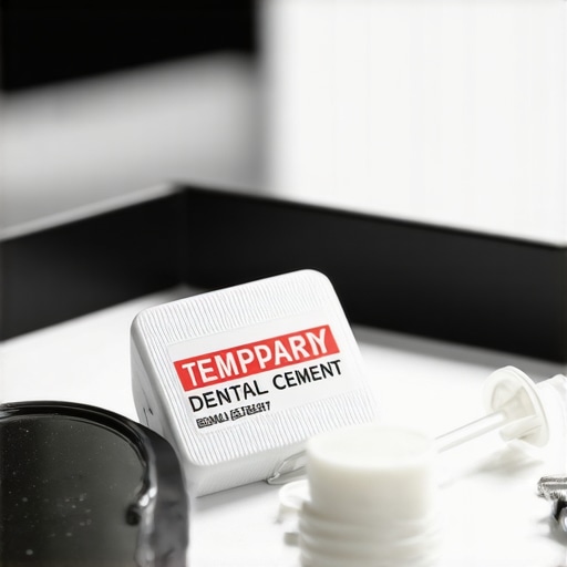 Essential DIY Dental Emergency Kit Temporary dental cement and supplies for fixing a lost crown at home.