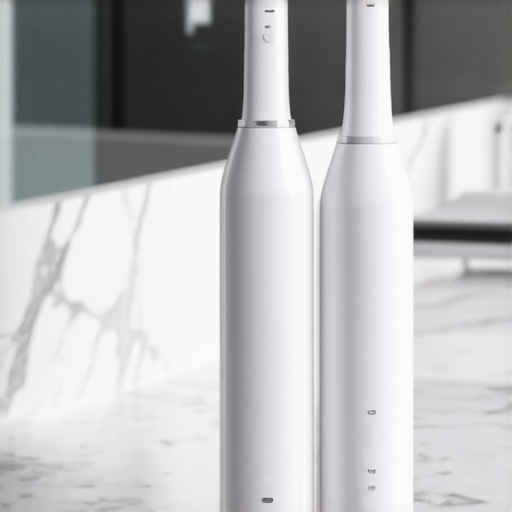Electric toothbrush and water flosser for professional home dental care