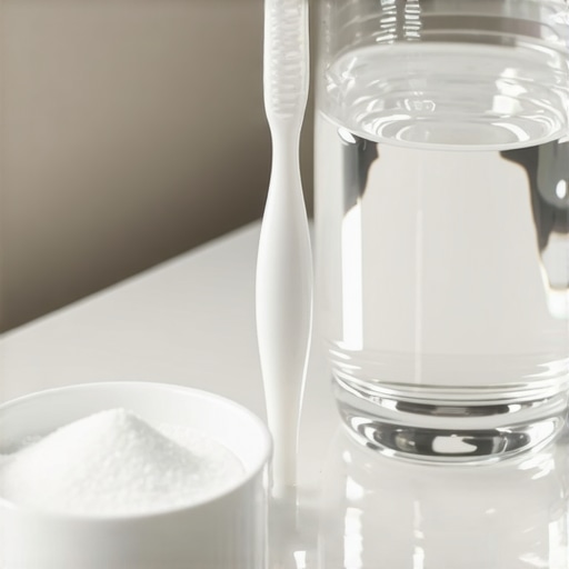 Soft toothbrush and baking soda for pregnancy dental care