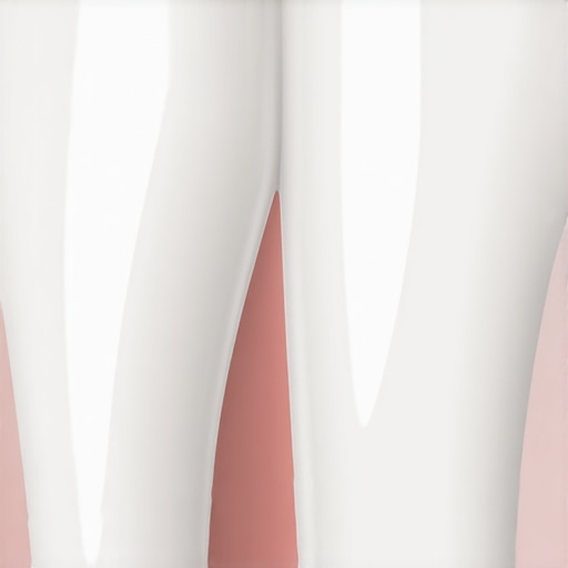 A close-up view of strong, healthy tooth enamel illustrating the benefits of gentle dental care.