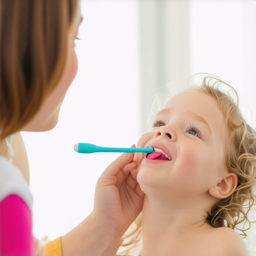 How to keep your child's mouth clean when they have a broken arm