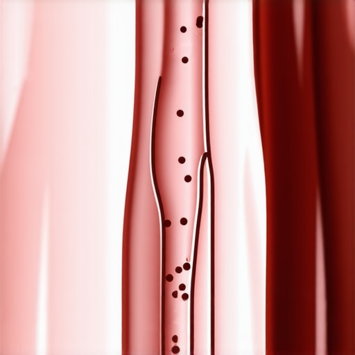 A close-up view of how abrasive cleaning creates scratches on dentures where bacteria can thrive.