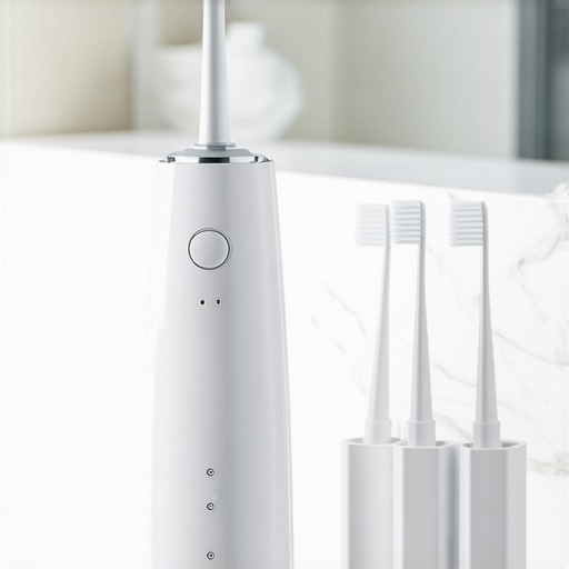 Modern Dental Maintenance Tools A water flosser and interdental brushes for gum health maintenance