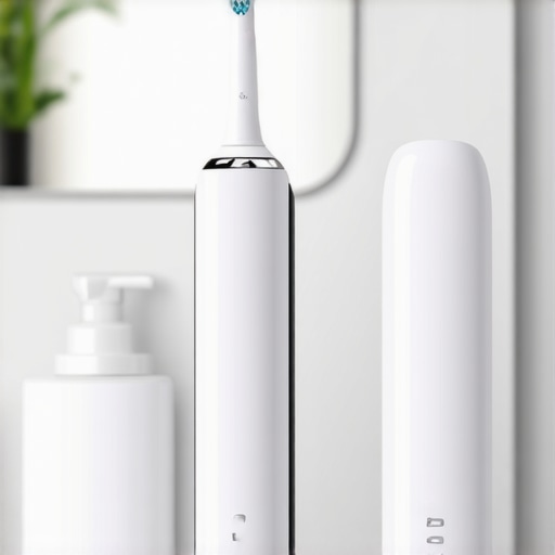 High-end electric toothbrush and water flosser for sensitive oral care