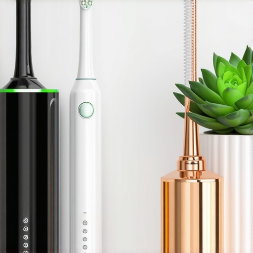 High-end electric toothbrush and water flosser for long-term oral health maintenance