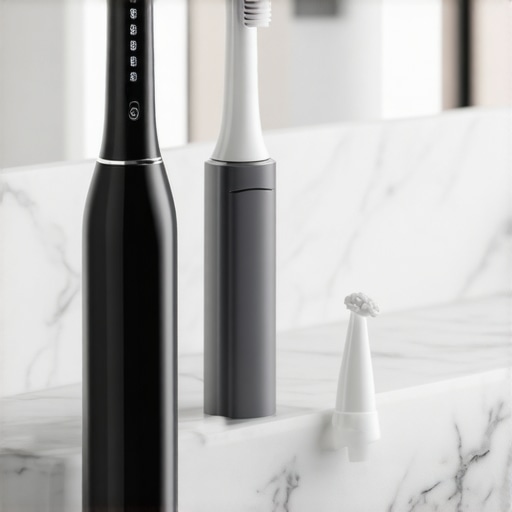 Electric toothbrush and water flosser for maintaining gum health and closing black triangles