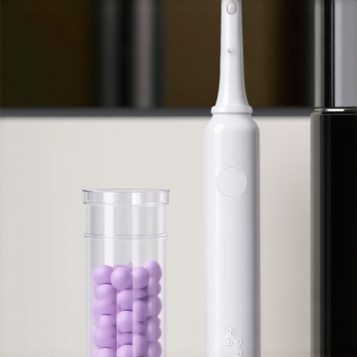 High-end electric toothbrush and water flosser for home maintenance.