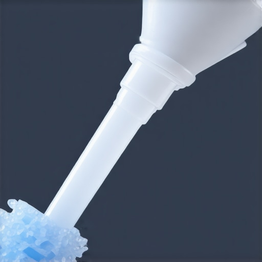 Close-up of a person using a Pik Pocket tip for deep gum cleaning maintenance