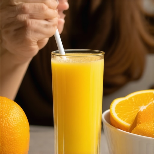 The Hidden Danger of Brushing After Acidic Meals A person considering when to brush their teeth after consuming acidic foods like fruit and juice.
