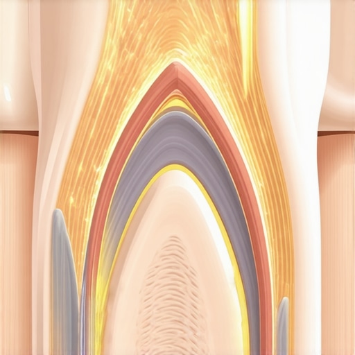 The Hidden Mechanics of Dental Proprioception Anatomical diagram of periodontal ligaments and mechanoreceptors in the jaw showing how bite signals are processed.