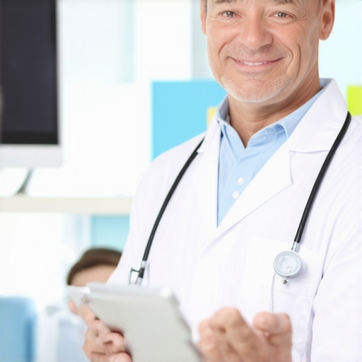A professional dental consultation explaining systemic health risks related to oral bacteria.