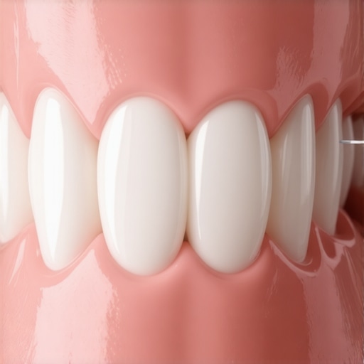The best way to deal with a piece of popcorn stuck in your gum