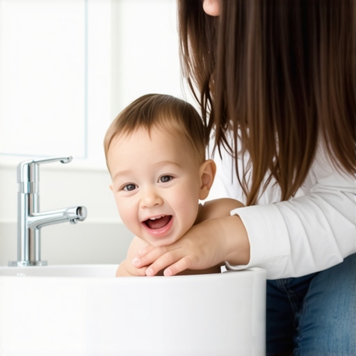 The best way to handle a toddler who refuses to spit out toothpaste