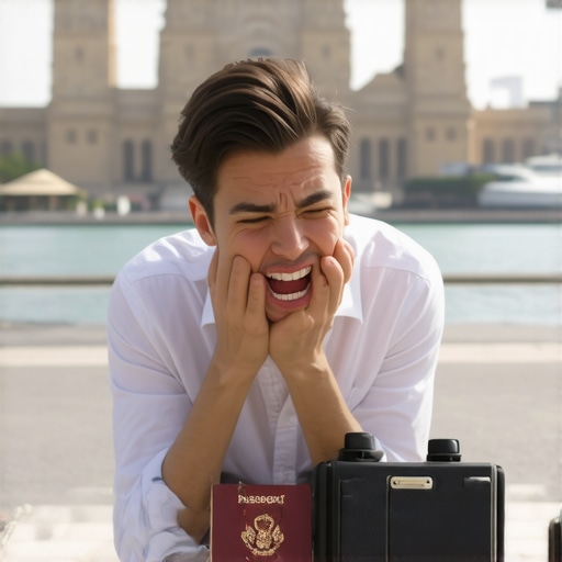 The protocol for handling a dental emergency while traveling abroad