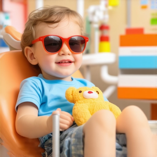 The trick to getting toddlers to sit still for their first cleaning