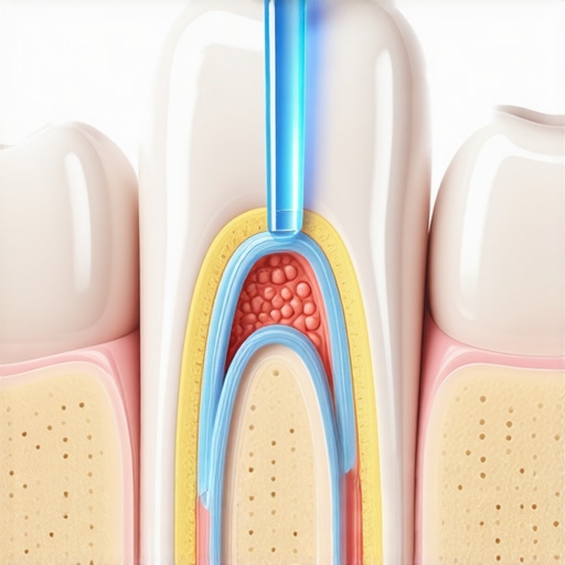 Cross-section of a tooth showing how sensitivity reaches the nerve.
